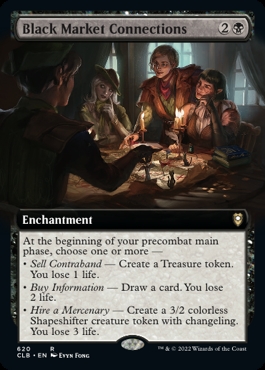Black Market Connections Commander Legends- Battle for Baldur's Gate Bordless